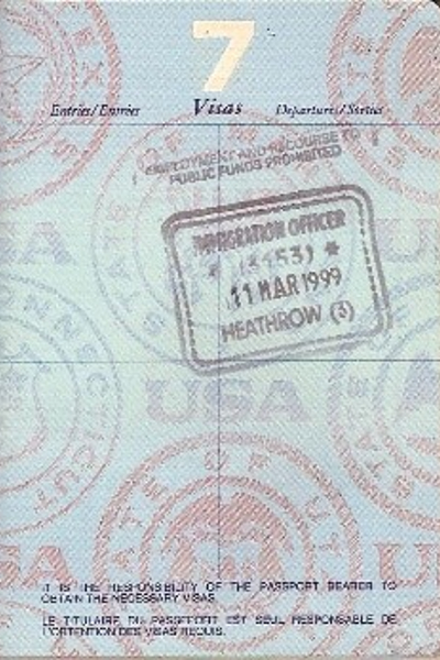 Immigration officer clearance stamp example