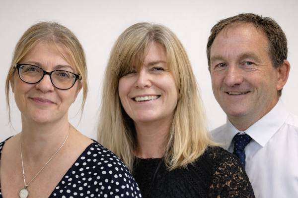 Liz Hopkin, Fiona Elias, Darrel Campbell