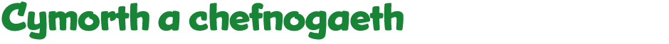 Cymorth a chefnogaeth
