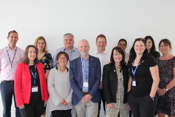 Aelodau o’r Grŵp Gweithredu ar Ddigartrefedd